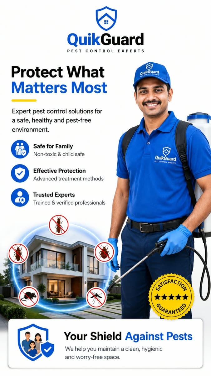 QuikGuard pest control expert — termite treatment cost aur service Delhi NCR